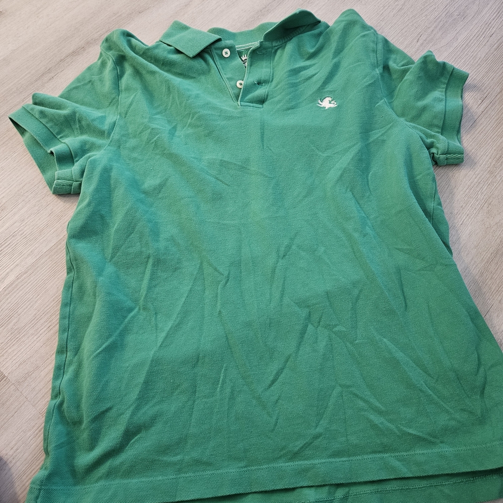 2 Bundle Of Express Polo Shirts. Red Is A Small Ans Green A Medium.